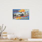Gruß aus Mantreal Canada, Vintag Poster (Küche)