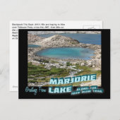 Gruß aus Marjorie Lake Postkarte (Vorne/Hinten)