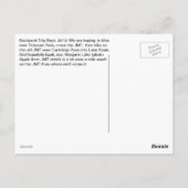 Gruß aus Marjorie Lake Postkarte (Rückseite)