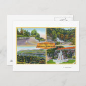 Gruß aus mit Landschaftlichen Ansichten Postkarte (Vorne/Hinten)