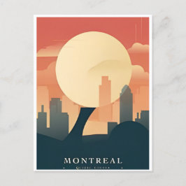 Gruß aus Montreal, Canada Vintage Travel Postkarte