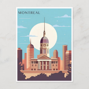 Gruß aus Montreal, Canada Vintage Travel Postkarte