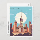 Gruß aus Montreal, Canada Vintage Travel Postkarte (Vorne/Hinten)