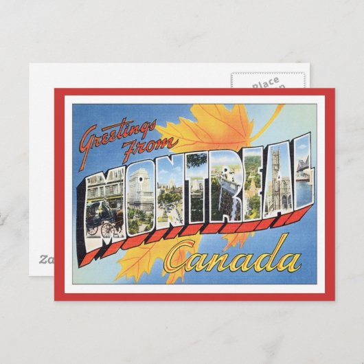 Gruß aus Montreal Kanada Postkarte (Vorne/Hinten)