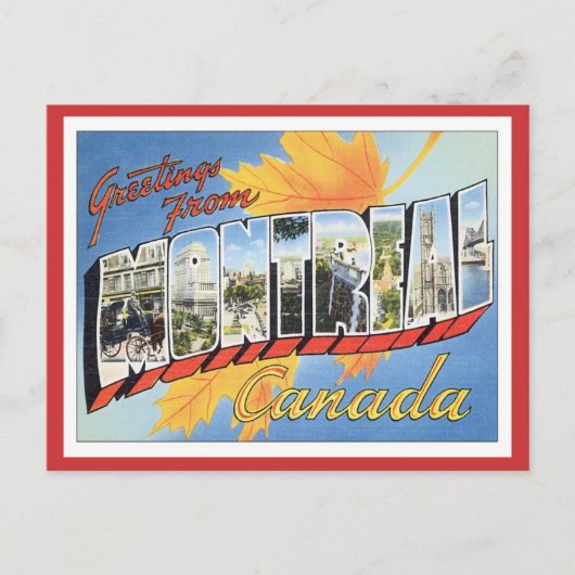 Gruß aus Montreal Kanada Postkarte (Vorderseite)