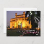 Gruß aus Mumbai India Postcard Postkarte (Vorne/Hinten)