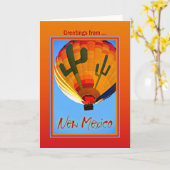 Gruß aus New Mexico Karte (Gelbe Blume)
