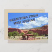 Gruß aus New Mexico Postcard Postkarte (Vorne/Hinten)