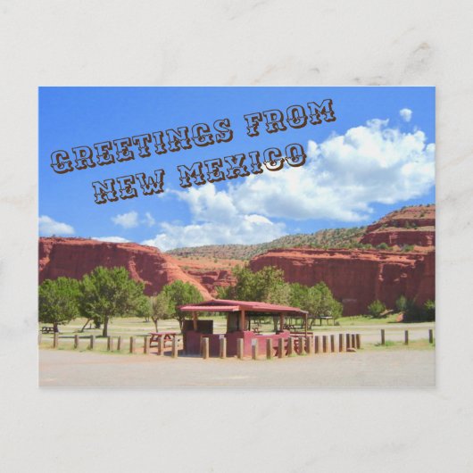 Gruß aus New Mexico Postcard Postkarte (Vorderseite)