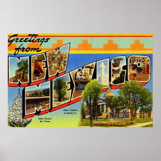 Gruß aus New Mexico Poster