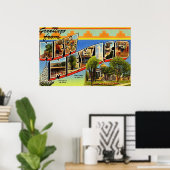 Gruß aus New Mexico Poster (Heimbüro)