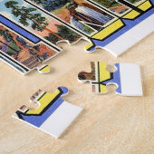Gruß aus North Carolina Vintag Puzzle (Seite)