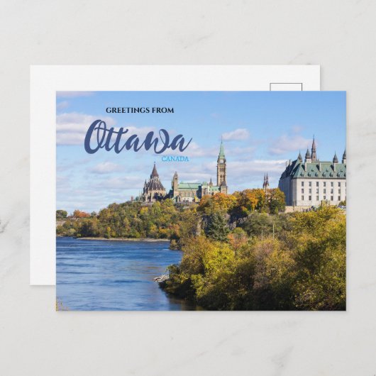 Gruß aus Ottawa Canada Landschaftlich Postcard Postkarte (Vorne/Hinten)