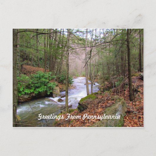 Gruß aus Pennsylvania Postkarte (Vorderseite)