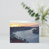 Gruß aus Porto, Portugal Postkarte (Stehend Vorderseite)