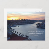 Gruß aus Porto, Portugal Postkarte (Vorne/Hinten)