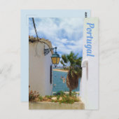 Gruß aus Portugal Küstendorf Postkarte (Vorne/Hinten)