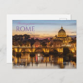 Gruß aus Rom Italien Postcard Landschaftlich Postkarte (Vorne/Hinten)