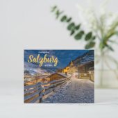 Gruß aus Salzburg Austria Postcard Postkarte (Stehend Vorderseite)