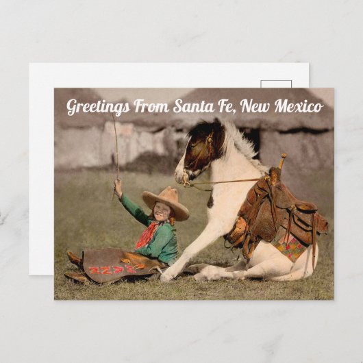 Gruß aus Santa Fe, New Mexico Postcard Postkarte (Vorne/Hinten)