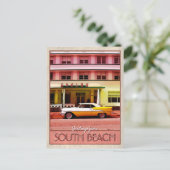 Gruß aus South Beach Postkarte (Stehend Vorderseite)