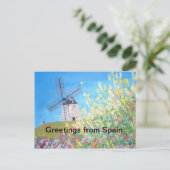 Gruß aus Spanien Postcard Postkarte (Stehend Vorderseite)
