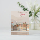 Gruß aus Spanien Postkarte (Stehend Vorderseite)
