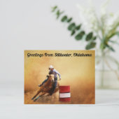 Gruß aus Stillwater, Oklahoma Postkarte (Stehend Vorderseite)