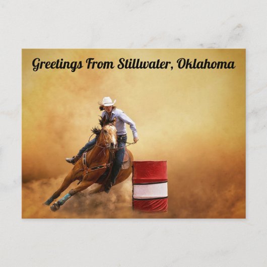 Gruß aus Stillwater, Oklahoma Postkarte (Vorderseite)