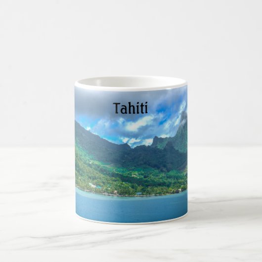 Gruß aus Tahiti Kaffeetasse (Mittel)