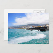 Gruß aus Teneriffa Postkarte (Vorne/Hinten)