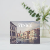 Gruß aus Venedig Italien Postkarte (Stehend Vorderseite)