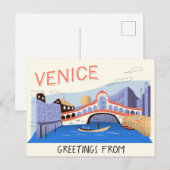 Gruß aus Venedig Italien Postkarte (Vorne/Hinten)