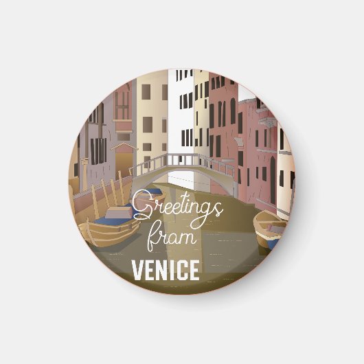 Gruß aus Venedig Magnet (Vorne)