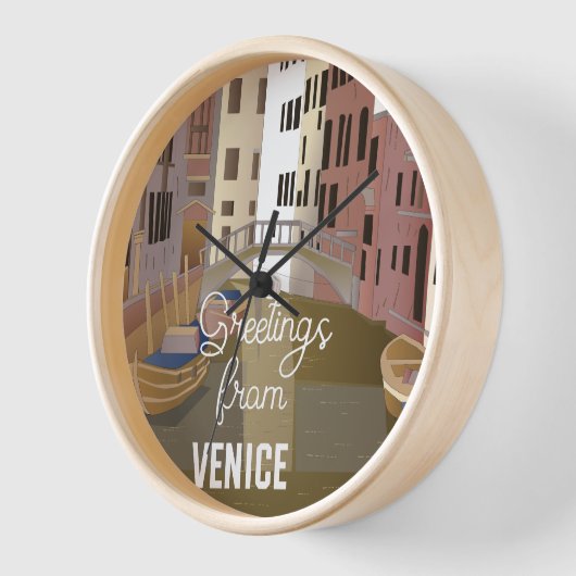 Gruß aus Venedig Uhr (Winkel)