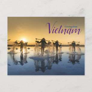 Gruß aus Vietnam Postcard Postkarte