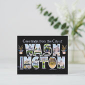 Gruß aus Washington DC Große Briefkarte Postkarte (Stehend Vorderseite)