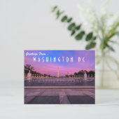 Gruß aus Washington DC Postcard Postkarte (Stehend Vorderseite)