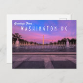 Gruß aus Washington DC Postcard Postkarte (Vorne/Hinten)