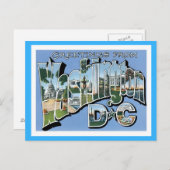 Gruß aus Washington DC Vintag Postkarte (Vorne/Hinten)