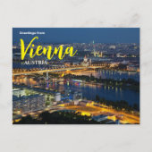 Gruß aus Wien Österreich Postkarte (Vorderseite)
