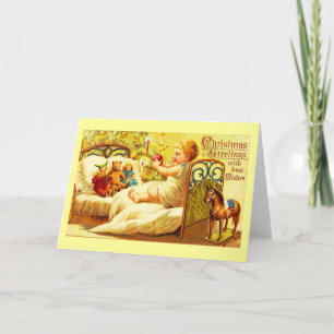 Gruß Card Holiday Art Vintage Weihnachten 4