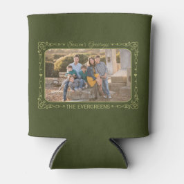 Gruß der Jahreszeit Kundenspezifisches Foto und Na Dosenkühler