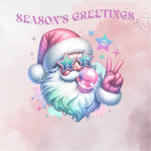 Gruß der Saison Aufkleber (Vorderseite)