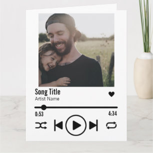 Gruß der Song-Playlist-Liste für benutzerdefiniert Karte
