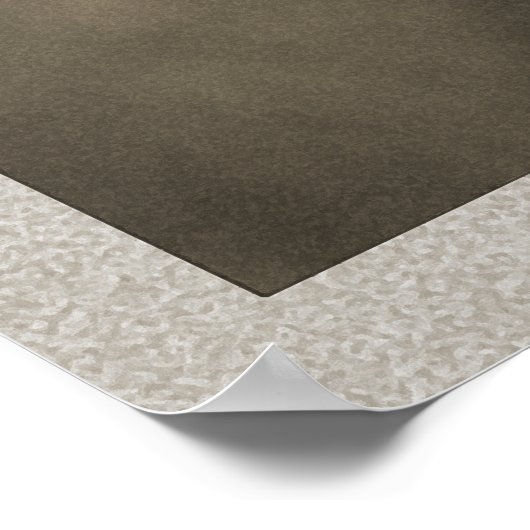 Gruß des Pferdes Poster (Ecke)