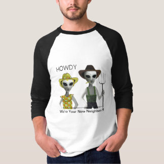 GRÜSS DICH, Cowboy, Cowgirl-Außerirdische T-Shirt