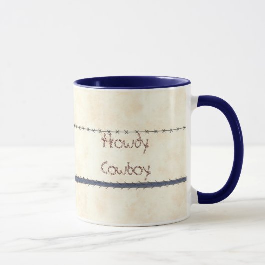 Grüß dich Cowboy Tasse (Rechts)
