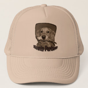 Grüß dich Pardner-golden retriever-Cowboy Truckerkappe
