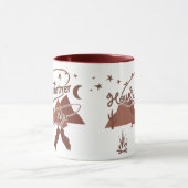 Grüß dich Partner - rustikale Tasse (Zentrum)